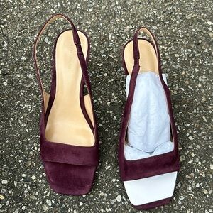 Ann Taylor square toed sling back size 8 NWT